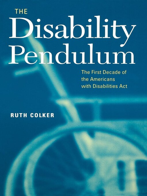 Cover image for The Disability Pendulum